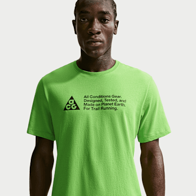 Nike ACG Men's Dri-FIT Trail Running T-Shirt "Mean Green"